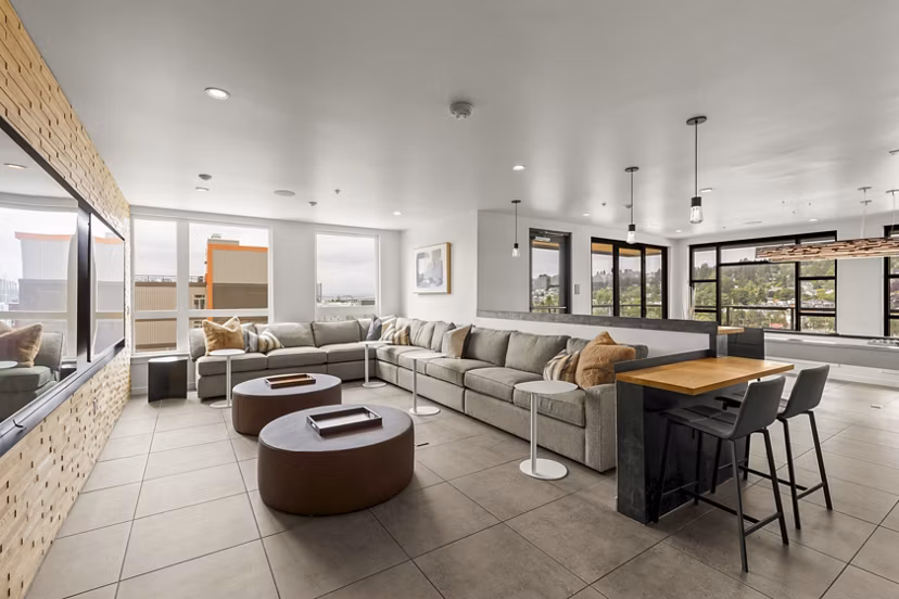 clubhouse at Axle Apartments
