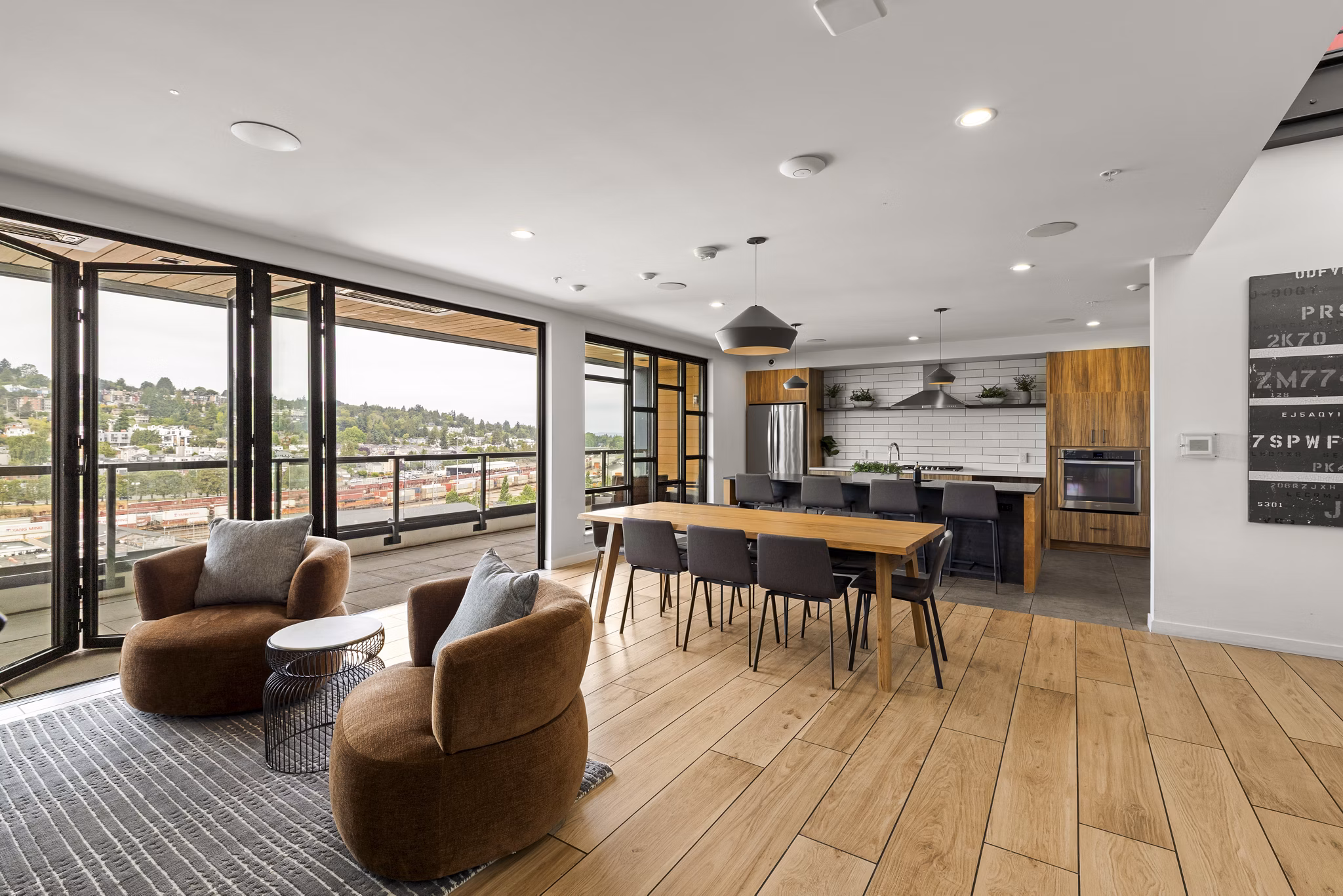 clubhouse at Axle Apartments