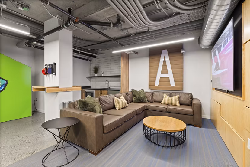 clubhouse at Axle Apartments