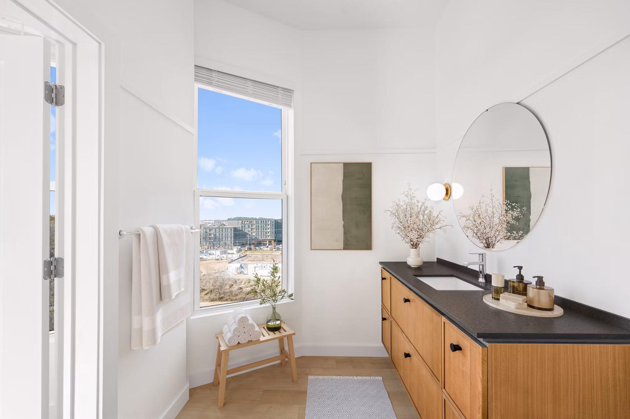 bathroom at Cullman House Apartments