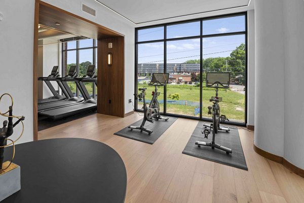 fitness center at Cullman House Apartments