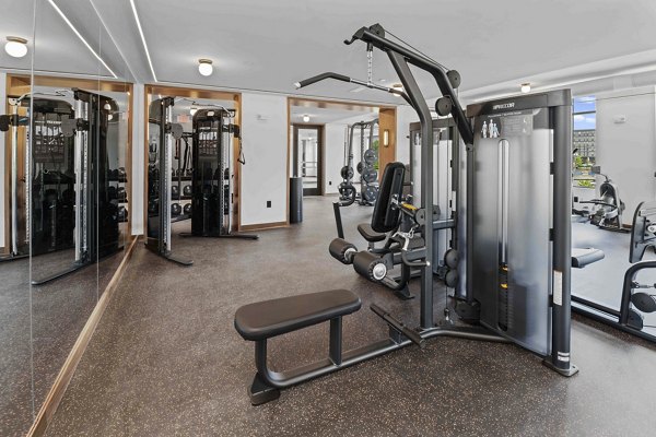 fitness center at Cullman House Apartments