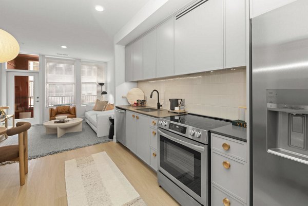kitchen at Cullman House Apartments