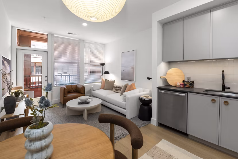 living room at Cullman House Apartments