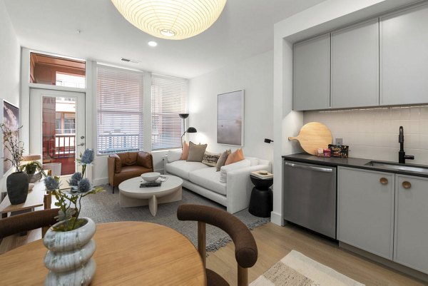 living room at Cullman House Apartments