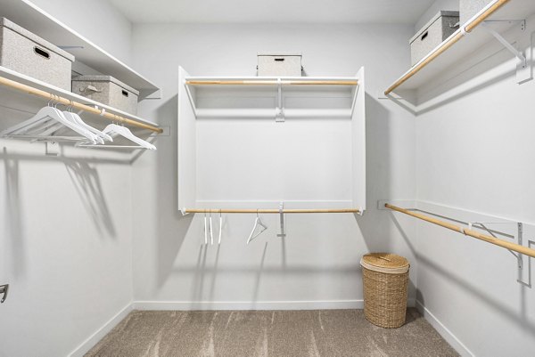 bedroom closet at Prose Ascend Apartments