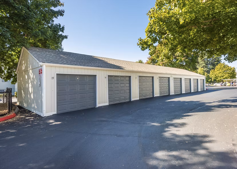 garage at Aspenridge Apartments