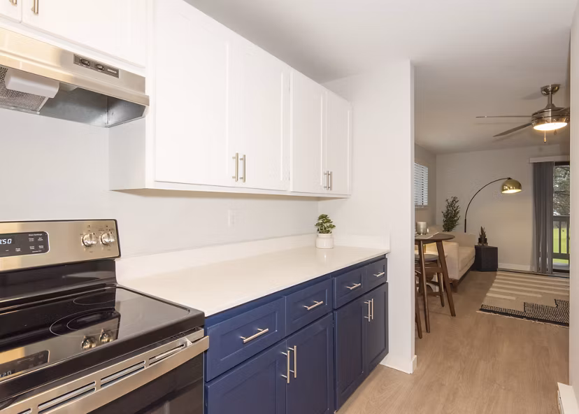 kitchen at Aspenridge Apartments