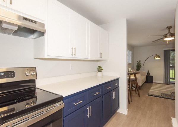 kitchen at Aspenridge Apartments