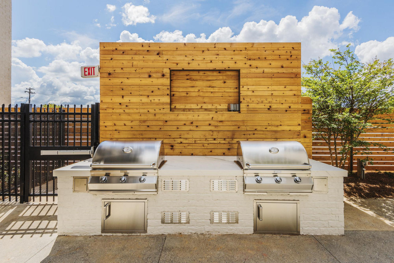 Grill area at Artizia At Loso Apartments