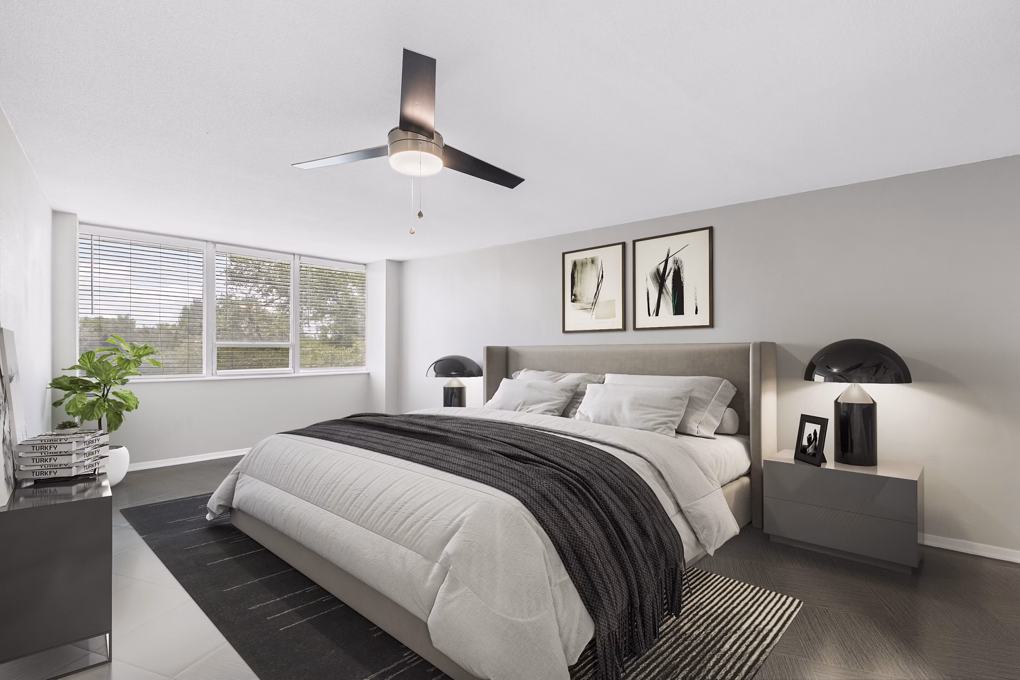 bedroom at Skyline at Kessler Apartments
