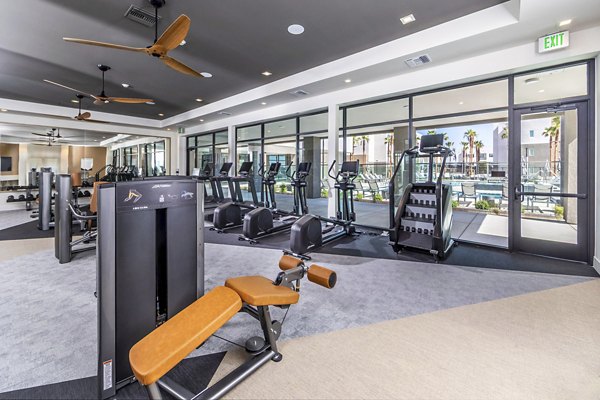 fitness center at Marlowe South Las Vegas Apartments