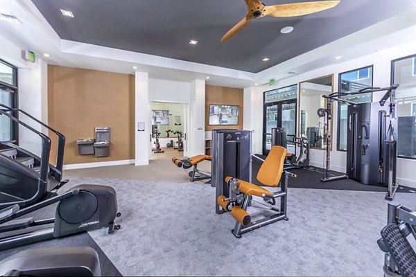 fitness center at Marlowe South Las Vegas Apartments
