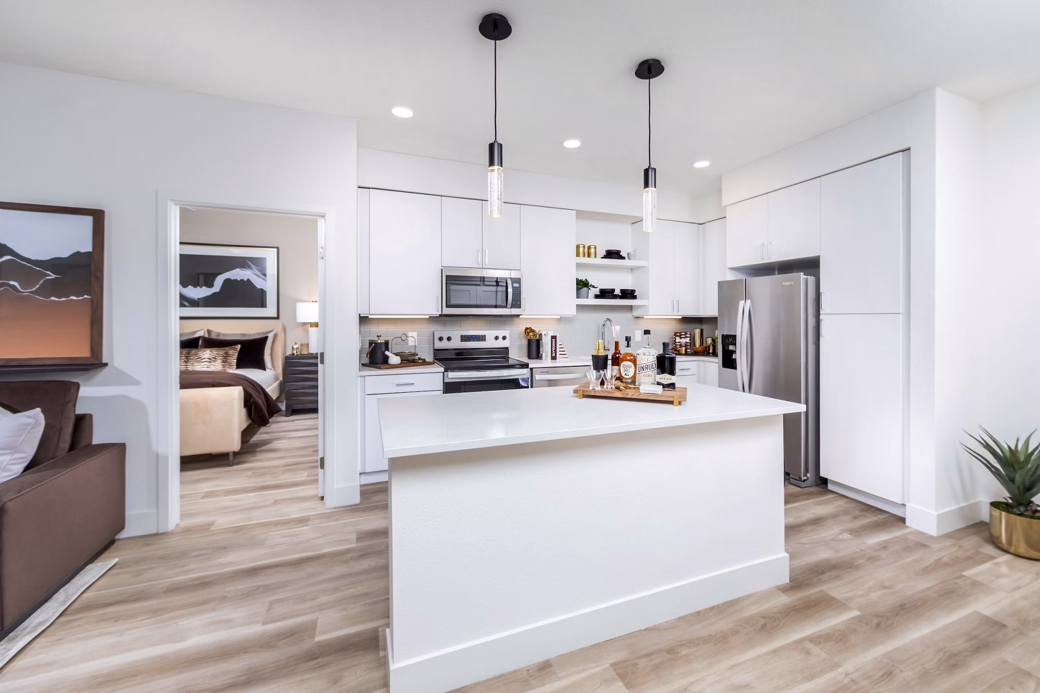 kitchen at Marlowe South Las Vegas Apartments