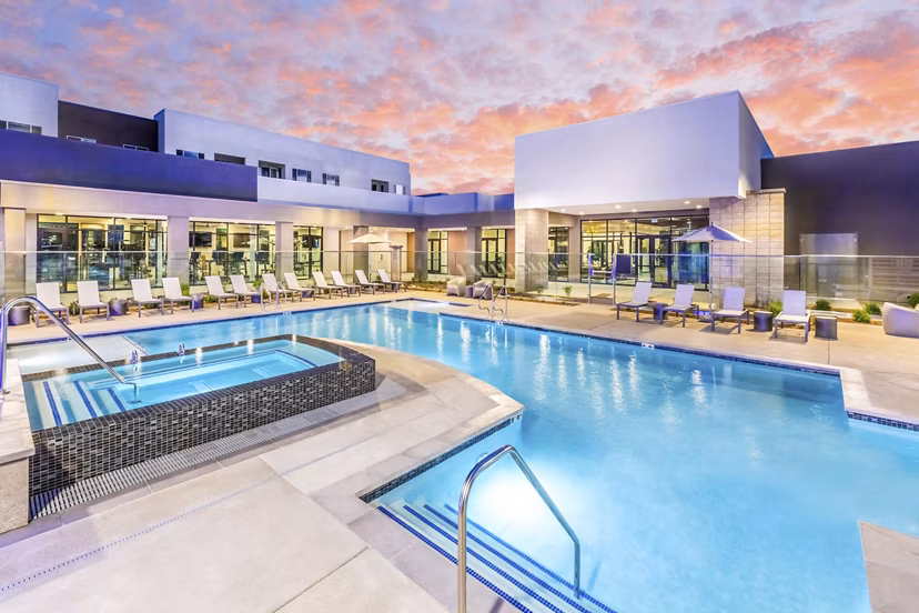 pool at Marlowe South Las Vegas Apartments