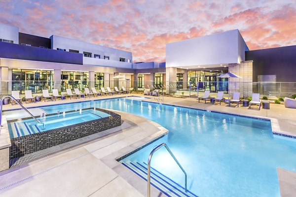 pool at Marlowe South Las Vegas Apartments