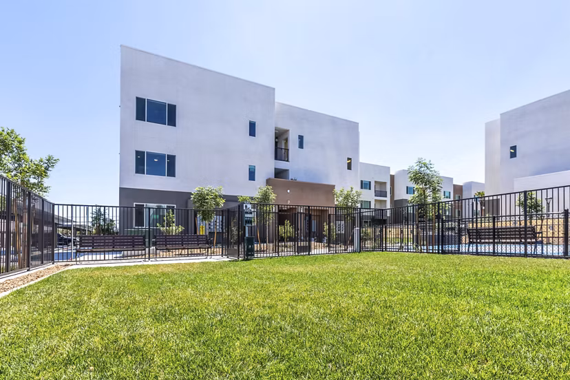 dog park at Marlowe South Las Vegas Apartments