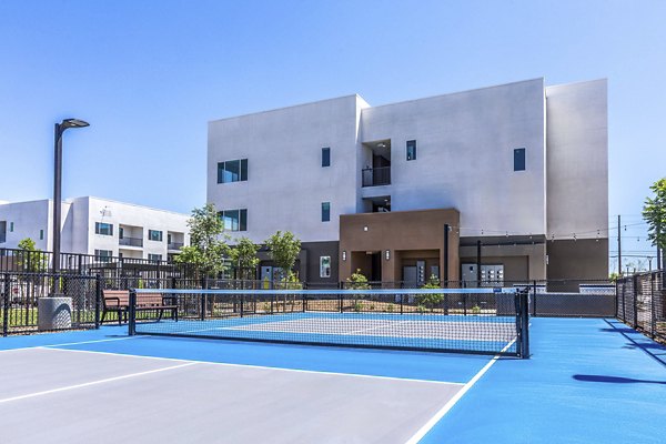 tennis court at Marlowe South Las Vegas Apartments