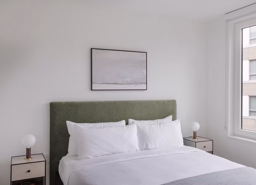 bedroom at The Driftway Apartments
