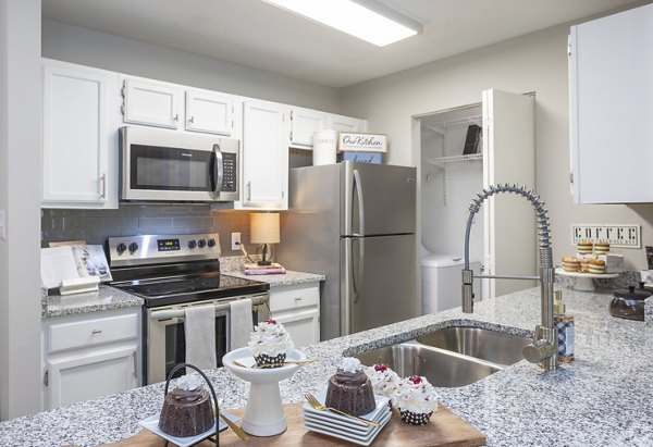 kitchen at Amberwood at Lochmere Apartments 