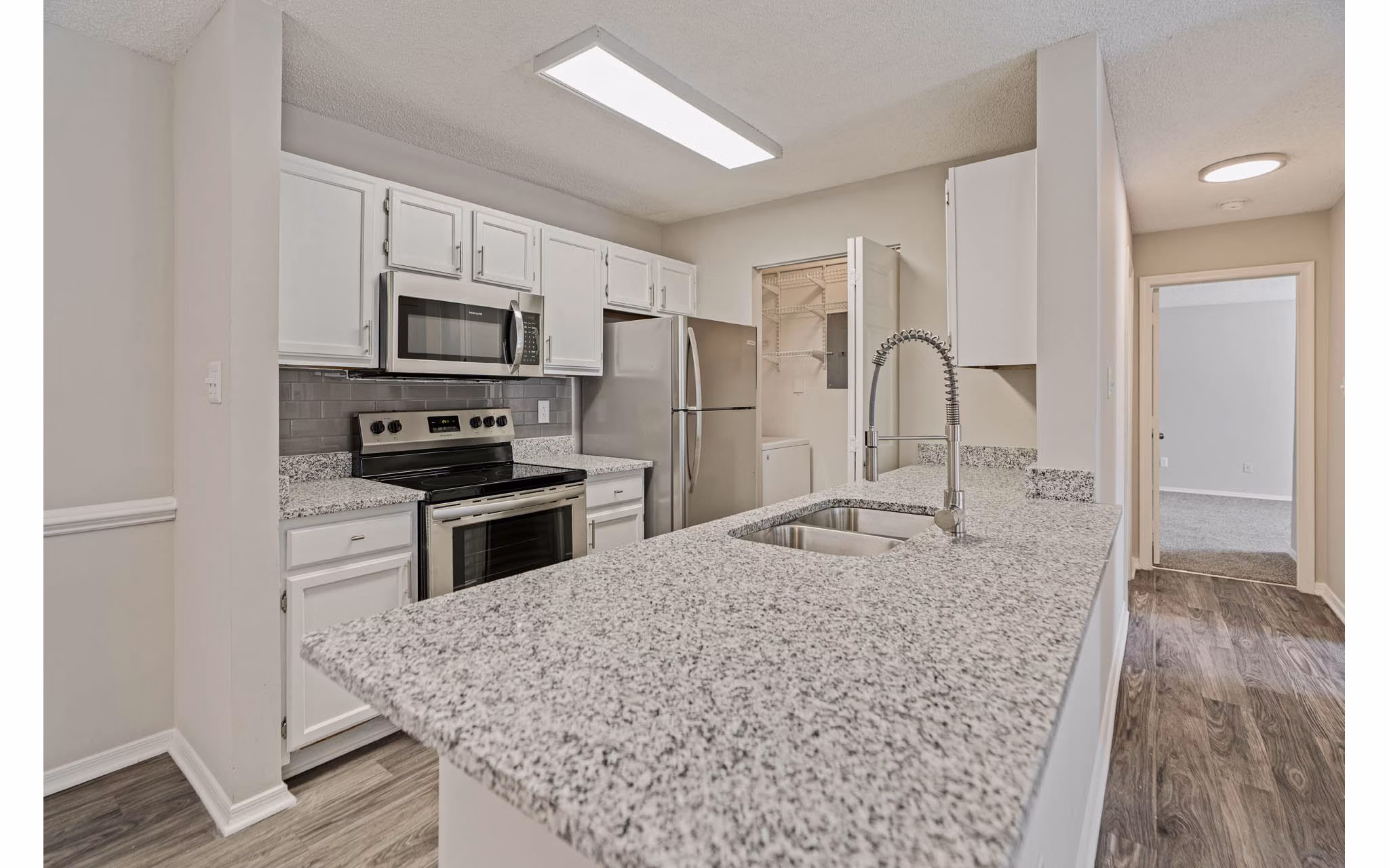 kitchen at Amberwood at Lochmere Apartments 