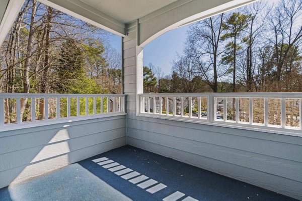 patio at Amberwood at Lochmere Apartment 