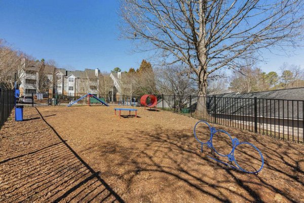 dog park at Amberwood at Lochmere Apartments