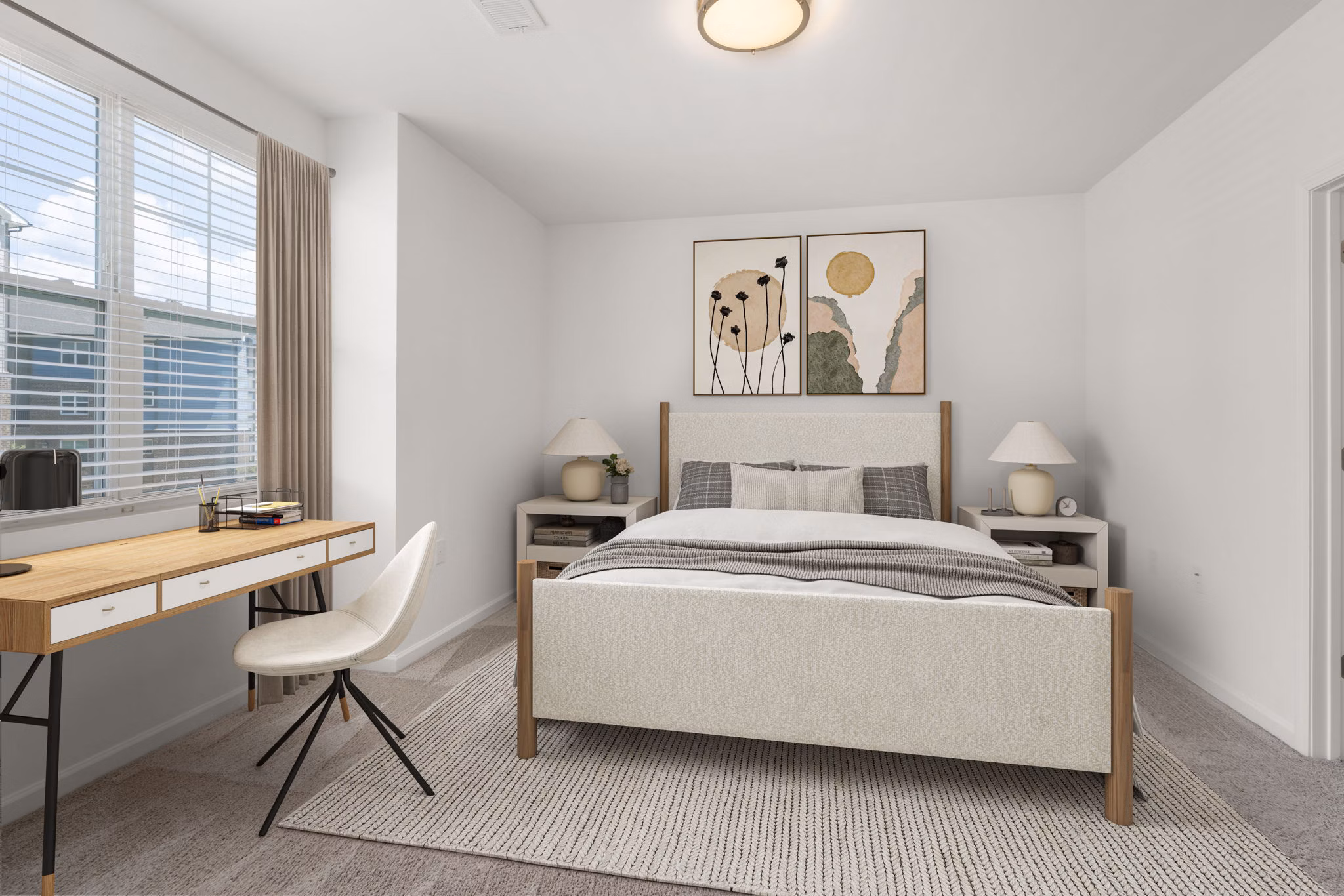 bedroom at Aventine Apartments