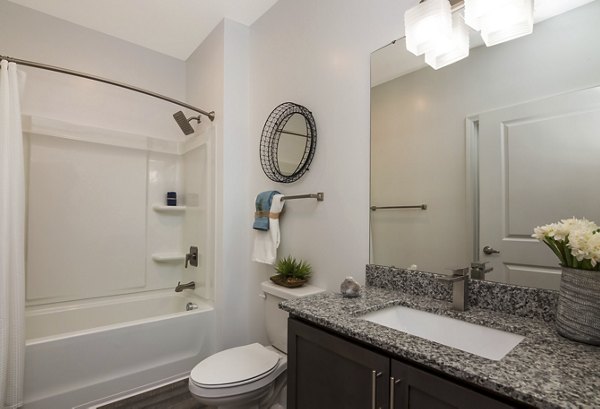 bathroom at Aventine Apartments