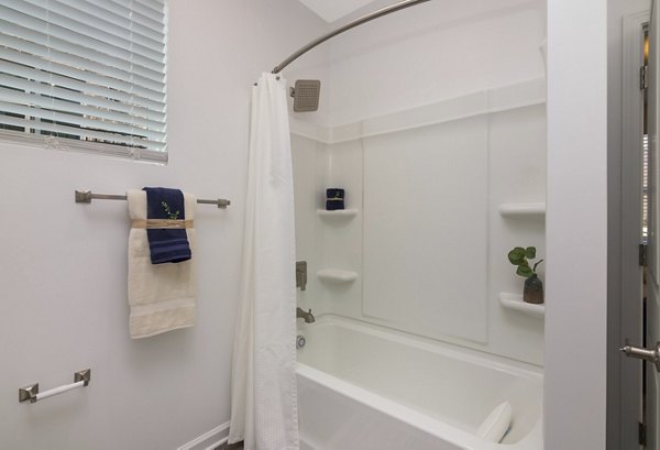 bathroom at Aventine Apartments