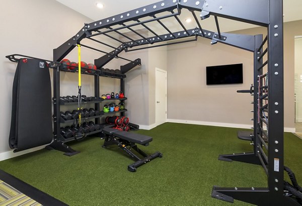 fitness center at Aventine Apartments