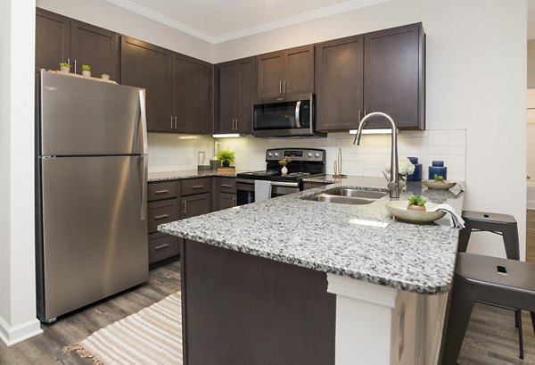 kitchen at Aventine Apartments