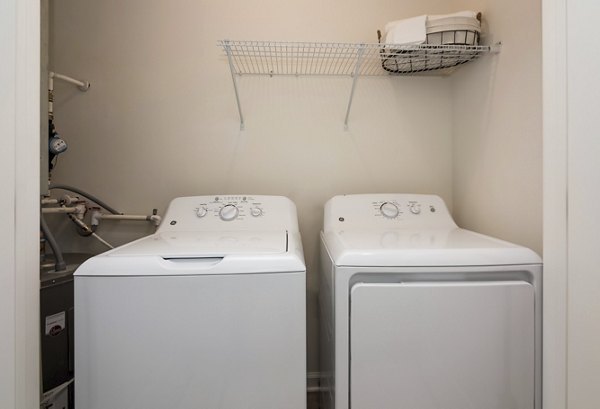 laundry room at Aventine Apartments
