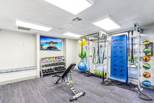 fitness center at 23 Twelve Luxe Apartments Apartments