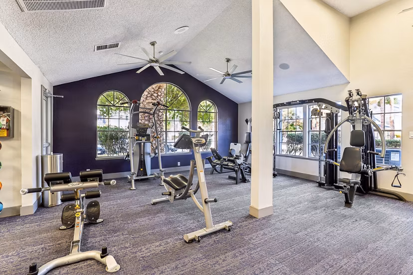 fitness center at 23 Twelve Luxe Apartments Apartments