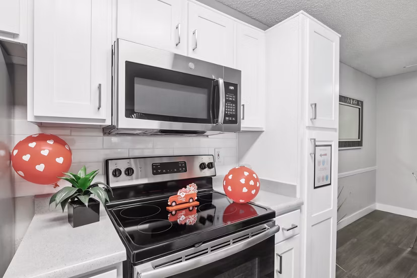 kitchen at 23 Twelve Luxe Apartments Apartments