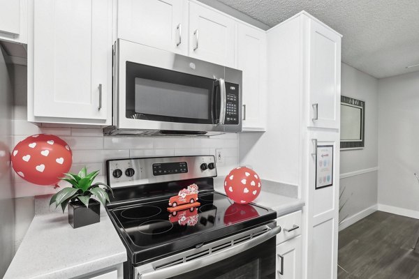 kitchen at 23 Twelve Luxe Apartments Apartments