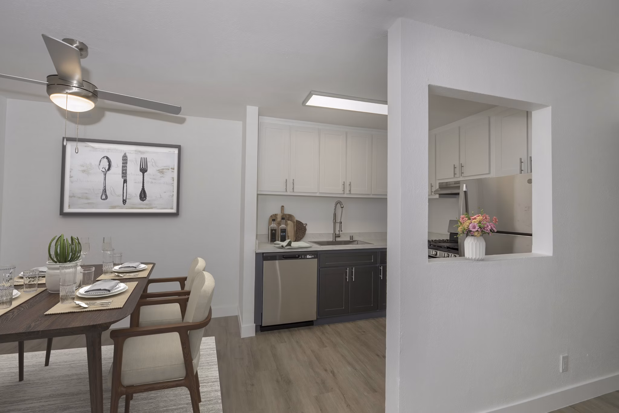 dining area at The Fairmont Apartments