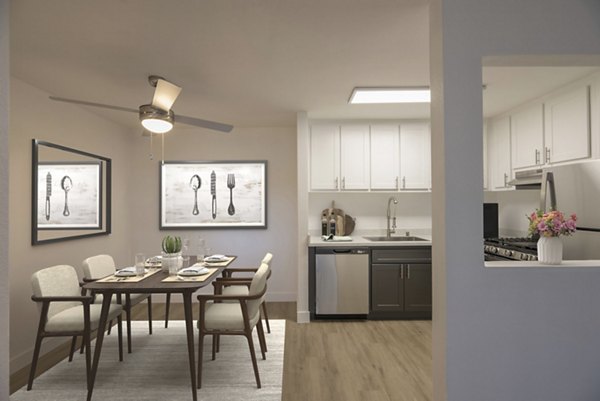 dining area at The Fairmont Apartments