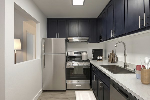 kitchen at Skyview Apartments