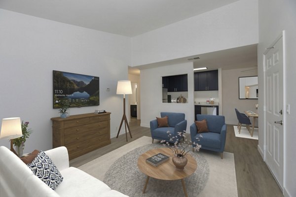 living room at The Fairmont Apartments