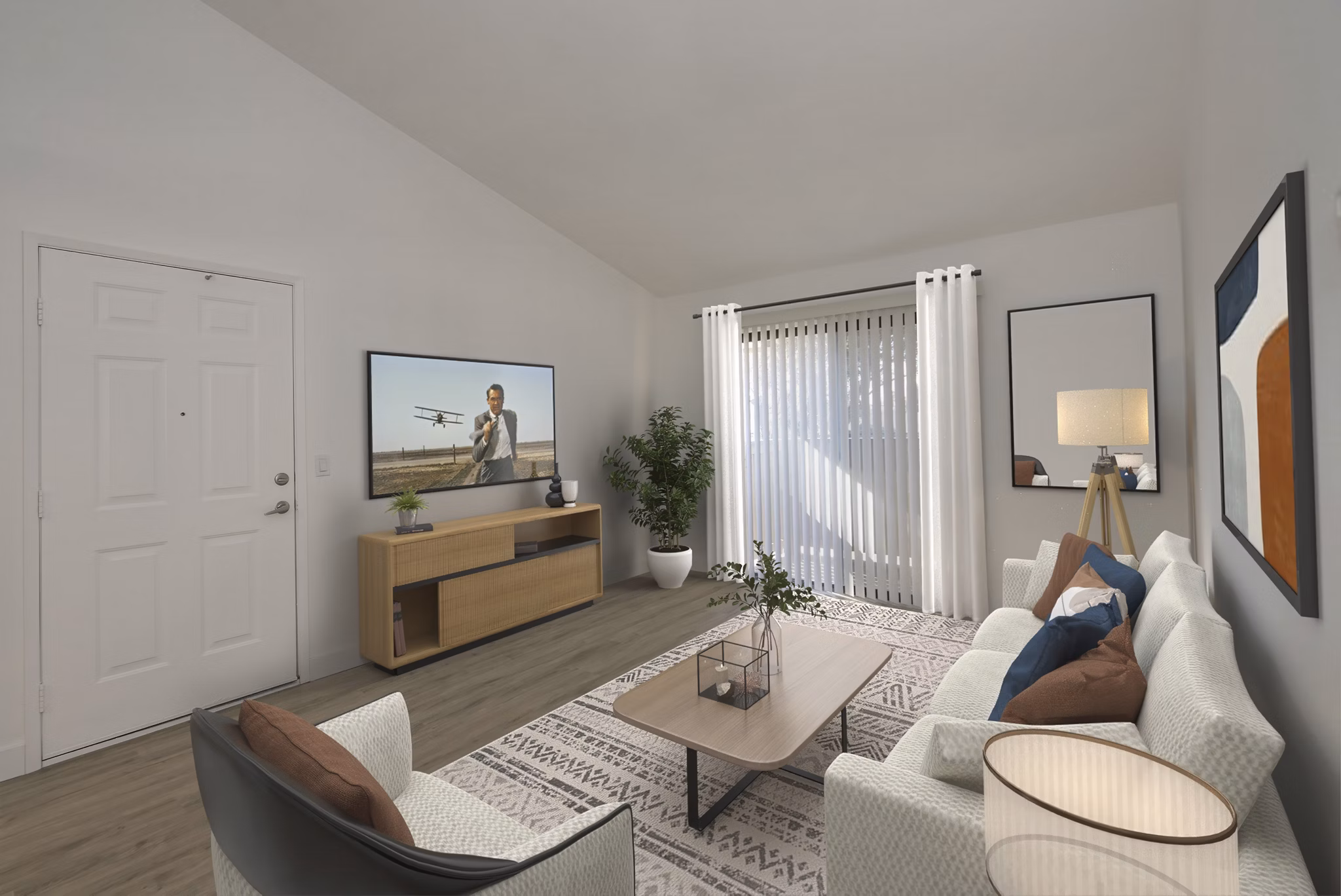 living room at The Fairmont Apartments