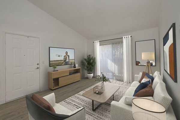 living room at The Fairmont Apartments
