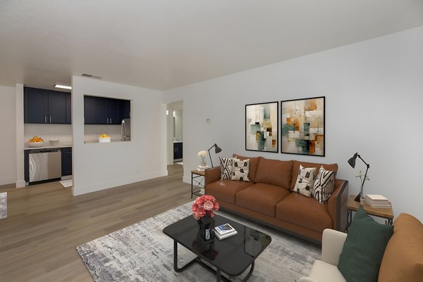 living room at The Fairmont Apartments
