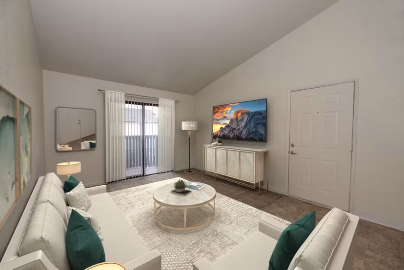 living room at The Fairmont Apartments