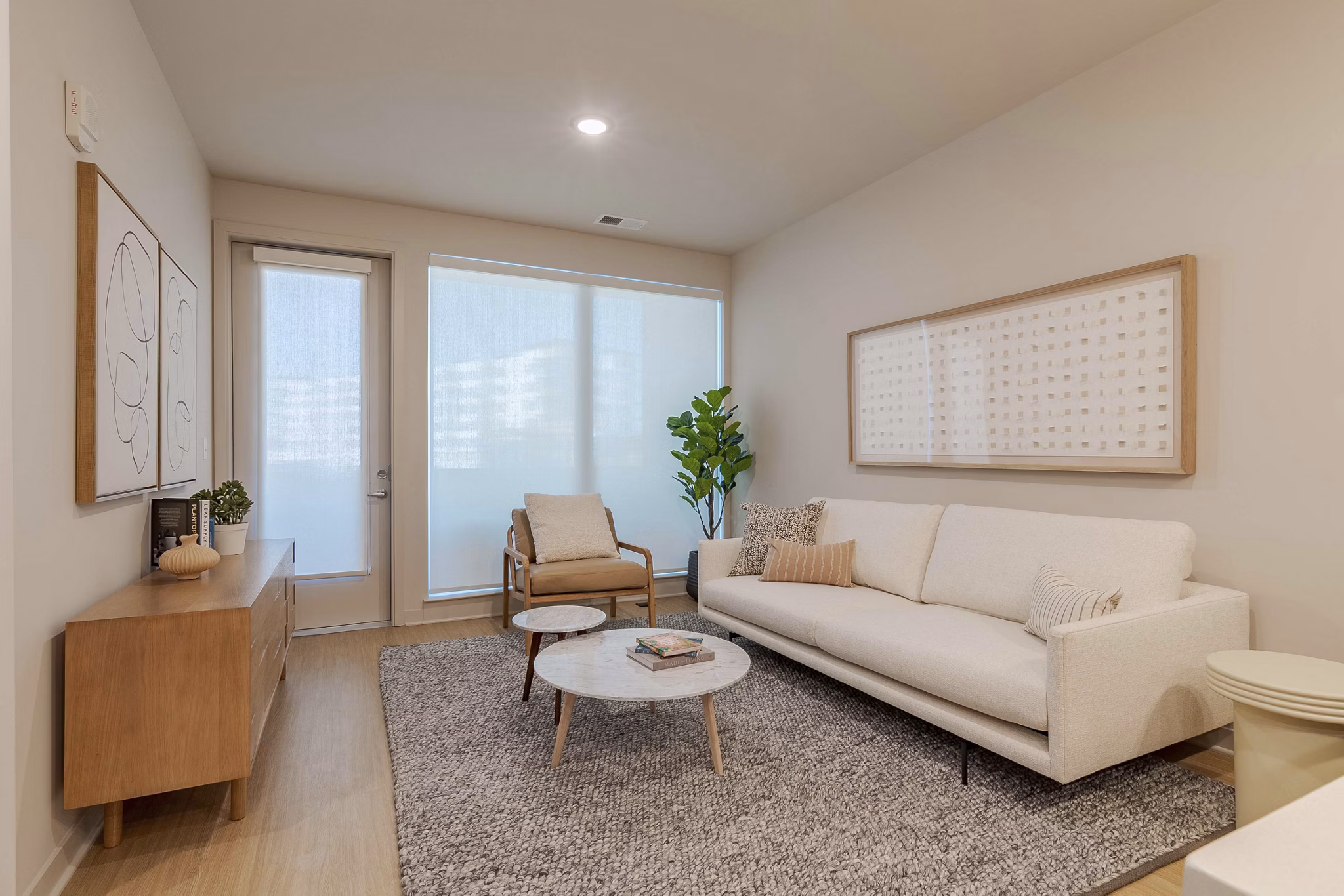 living room at Reflections Apartments