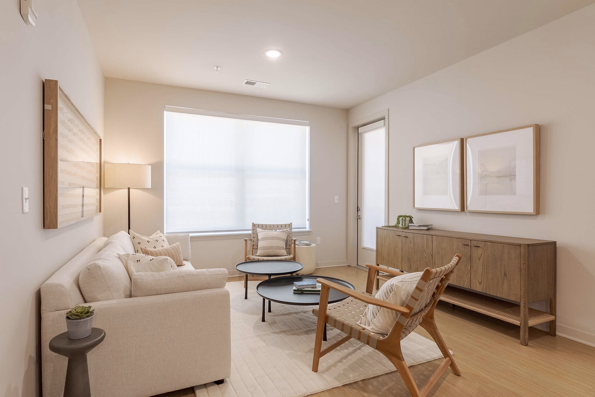 living room at Reflections Apartments
