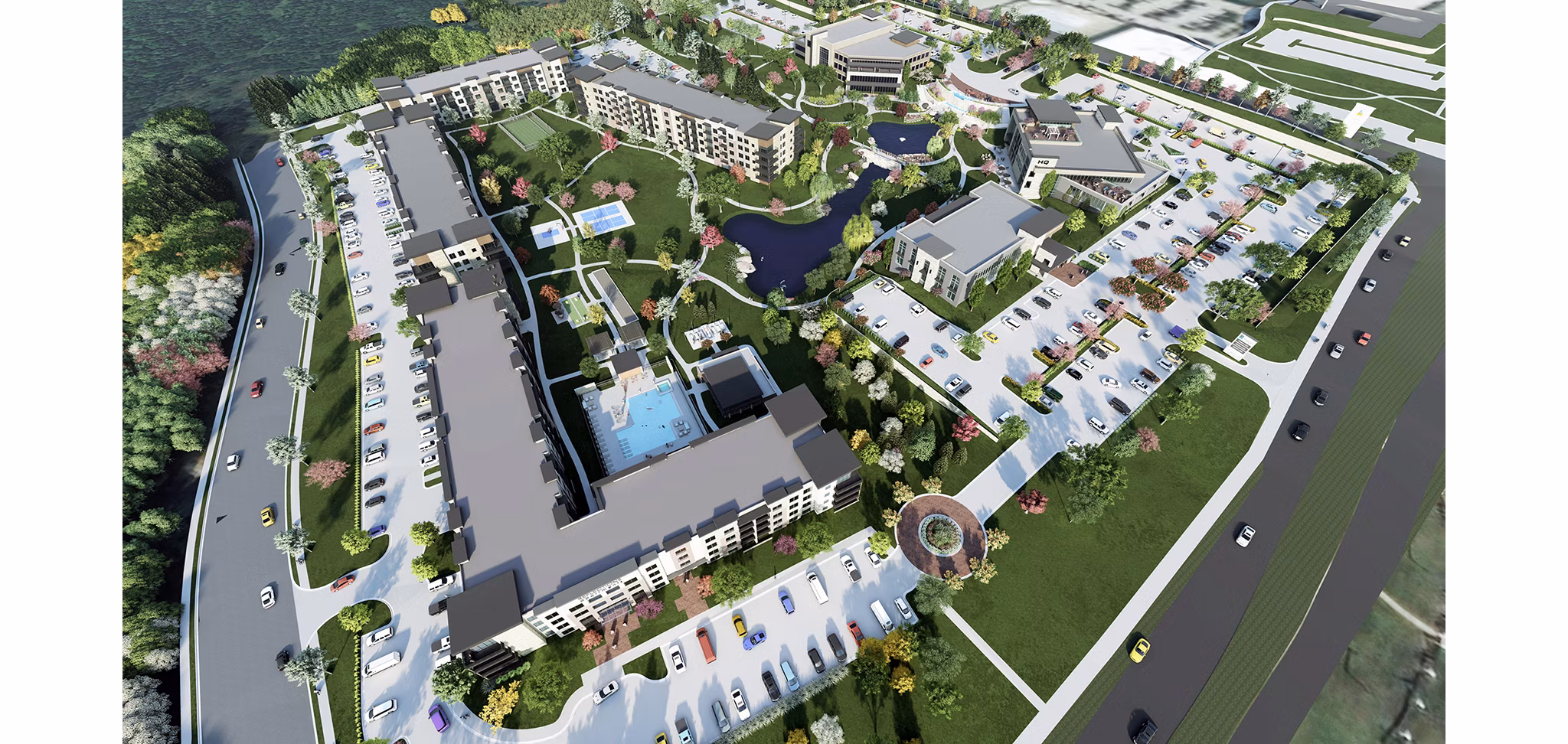 view at Reflections Apartments