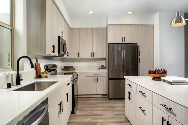 kitchen at Lilian Apartments 