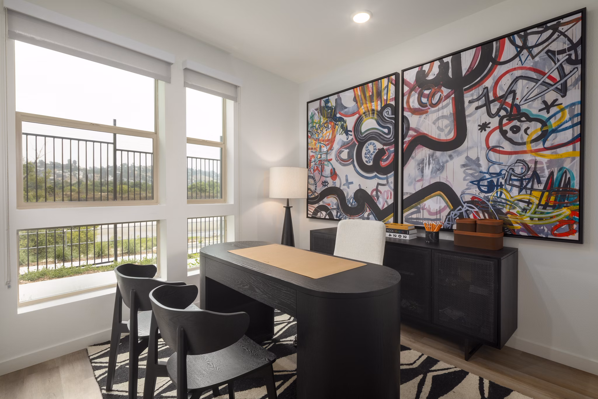 Living Room at Lilian Apartments